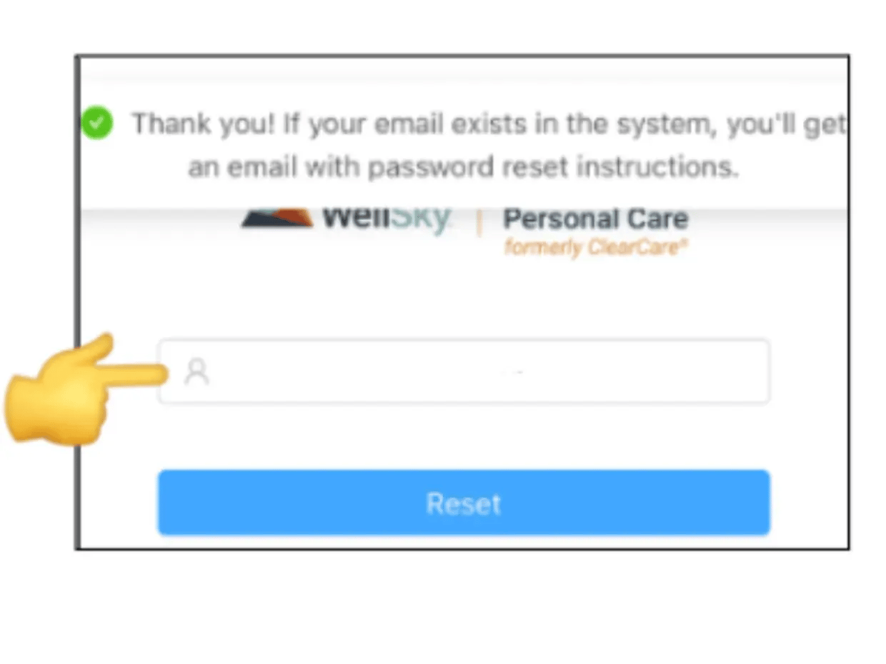 Reset Your WellSky App Password (2)